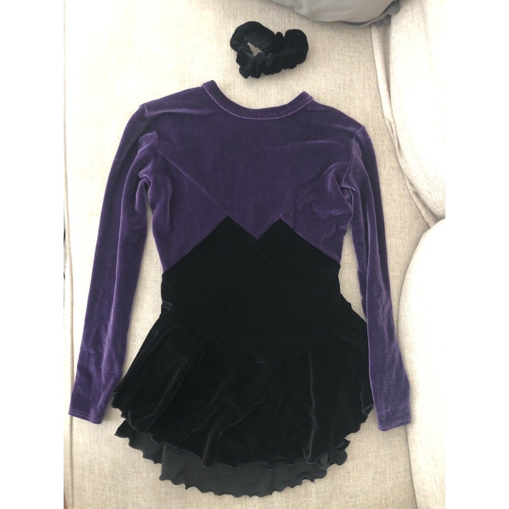 90s Major Motion Dance Wear Figure Skating Leotard Outfit Girls Large 12-14